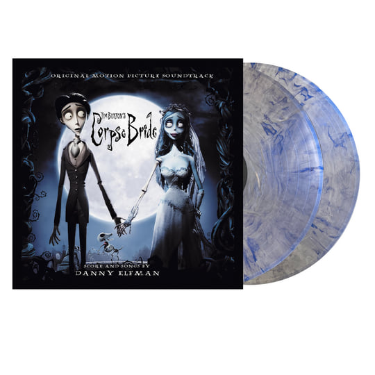 Danny Elfman Corpse Bride Soundtrack 2-LP Set (eerily iridescent blue LP)