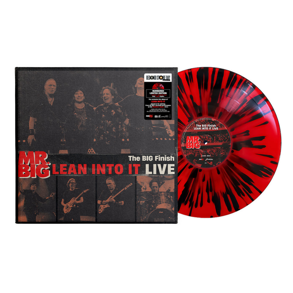 Mr. Big - Mr. Big - The Big Finish, Lean Into It Live (RSD 2024) (180g Black and Red Splatter Vinyl LP)