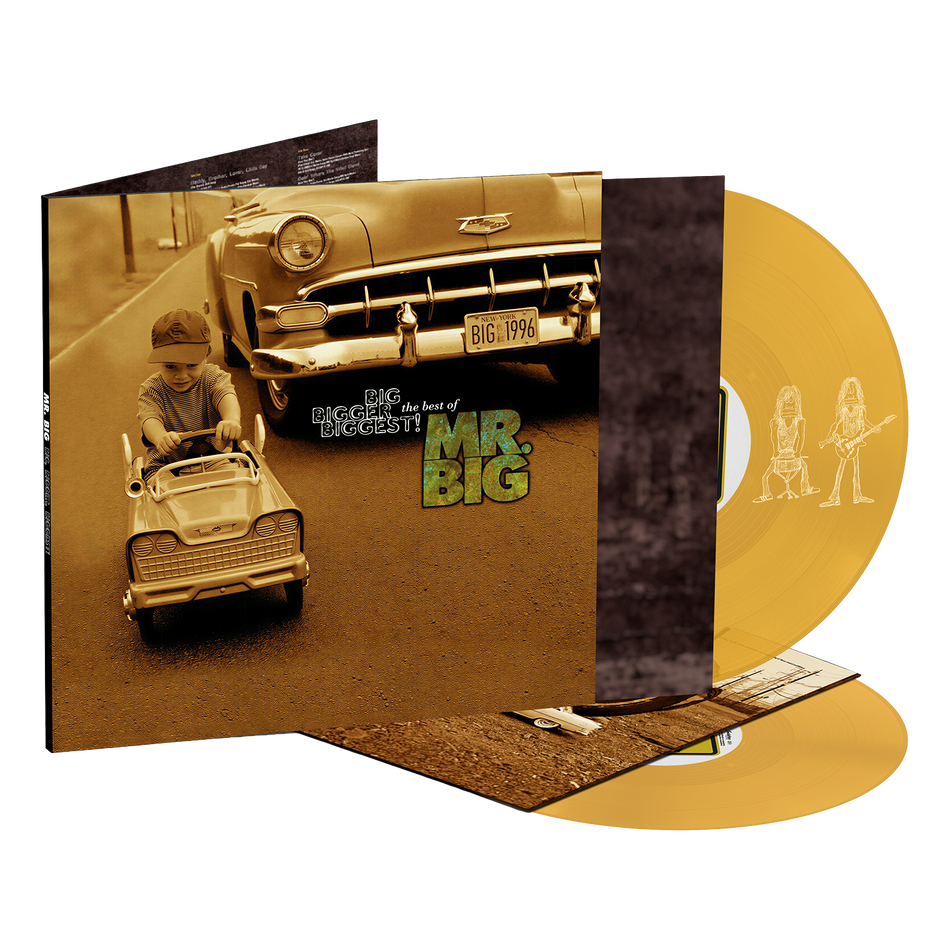 Mr. Big - Big, Bigger, Biggest! The Best Of Mr. Big (30th Anniversary Edition) (180g One-step Pressing Double Transparent Light Brown Etched Vinyl LP) Pre-order November 2026